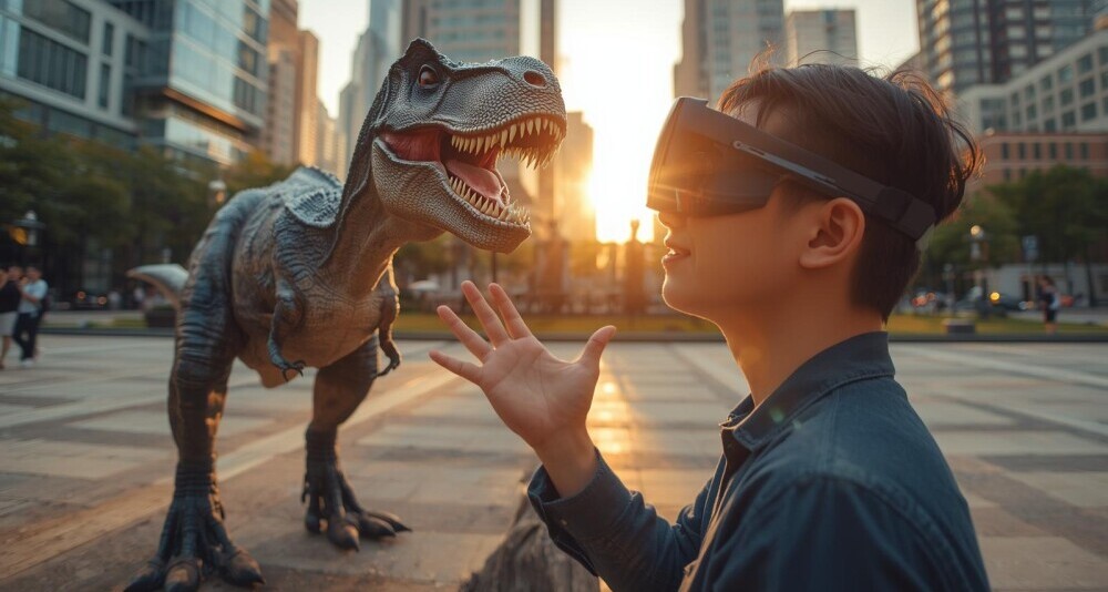 dinosaur visual augmented reality